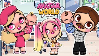 ¡MI MAMÁ TIENE UN PARTO COMPLICADO 😰 ¡NACIERON MIS HERMANITOS GEMELOS en AVATAR WORLD 🍼 [upl. by Harriett]