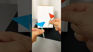 Toothpick dart 🎯  Dart  How to make Dart with Toothpicks [upl. by Franz]