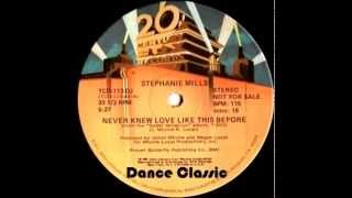 Stephanie Mills  I Never knew Love Like Before 12quot Mix [upl. by Goddart395]