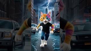 The enchanted diamond🧿 causes a flood🌈🌫cat kittencomedy pets catlover cutekittten catsnkitte [upl. by Shear]