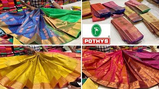 Pothys Copper Zari Silk Saree  Rs 1000 Range Trending Copper Zari Silk Saree  Latest Collections [upl. by Ivzt828]