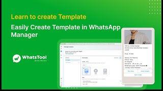 How to create Template on WhatsApp Manager for sending in WhatsApp Business for Broadcasting [upl. by Nylave311]