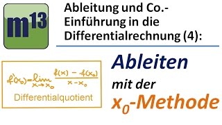 Ableiten mit der x0Methode Differentialquotient inklusive Polynomdivision [upl. by Alor]