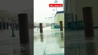 barish masjid alnabiﷺmainshortviraldeenbarsatziyaratmanzarnoraniislamic bayan official [upl. by Ecilayram145]