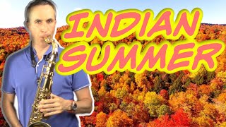 Indian Summer 🔥🎷 Lété indien  Joe Dassin  tenor saxophone cover  MexSax [upl. by Banquer]