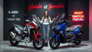 2025 Honda XADV 750 vs Yamaha TMAX 750 Battle of the MaxiScooters 🛵💥 yamaha honda [upl. by Dulcine]