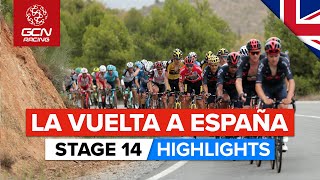 La Vuelta 2021 Stage 14 Highlights  Up To The Mountains [upl. by Leibrag]