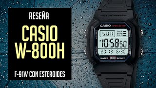 Feo Pero Funcional Reseña Casio W800H Reloj Retro Digital Resistente Casual Juvenil Japonés [upl. by Caines]