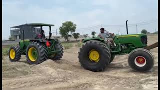 टक्टर tochan 😱 John Deere 5075E vS John Deere 5050D miss you nishu bhai 😢 tochanking JD 5050D [upl. by Anniahs]