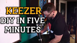 DIY 5 Minute Keezer Build  Put Your Beer On Tap [upl. by Jahdiel]