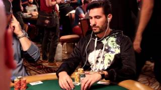 WSOP17 Skyboy vs Sammartino no Dia 5 do Main Event [upl. by Tedman40]