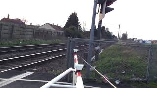 Bullpit Lane Level Crossing Notts Friday 06042018 [upl. by Farlee804]