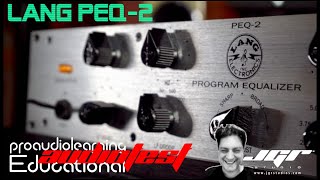 LANG PEQ2 Equalizzatore Passivo Vintage by Heritage Audio Test e Recensione [upl. by Eibrik587]