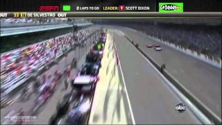 Crash BREAKDOWN Takuma Sato VS Dario Franchitti 2012 Indy 500 [upl. by Falo]