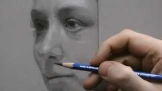 Timelapse Portrait Drawing Demonstration by David Jamieson 3 [upl. by Marinelli]