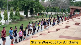 Stair Workout For Legs  Core amp Abs For All Game [upl. by Ntsuj]