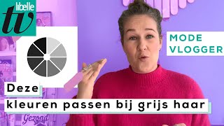 Deze kleuren passen het beste bij grijs haar  Libelle Modevlogger [upl. by Seilenna587]