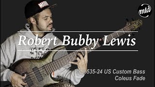 MusicForce MTD 53524 US Custom Bass Demo by Robert quotBubbyquot Lewis [upl. by Ailefo417]