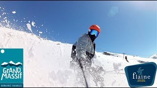 Grand Massif April 2017 Ski  Flaine [upl. by Volnak]