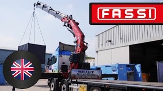 Fassi truck crane F820RA 6legged 360° lifting [upl. by Kosel]