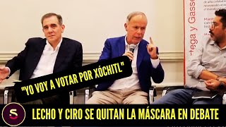 Lorenzo Córdova y Ciro Gómez Leyva se declaran a favor de Xóchitl Gálvez en pleno debate [upl. by Anicart]