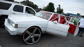 WhipAddict Roofless Chevrolet Caprice on 30quot DUB Ballers Custom Interior TVs [upl. by Queenie132]