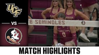 UCF vs Florida State Match Highlights  2024 ACC Volleyball [upl. by Cirilo]