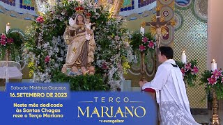 Sábado Mistérios Gozosos  Terço Mariano com PadreManzottiOficial  160923 [upl. by Gerlac621]