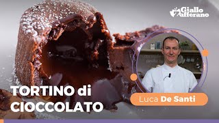 TORTINO DI CIOCCOLATO dal cuore FONDENTE SUPER MORBIDO E FACILE 🍫👨‍🍳😋 [upl. by Neelyaj]