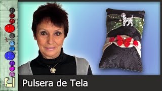 Cómo hacer una Pulsera de Tela Tutorial [upl. by Edsel]