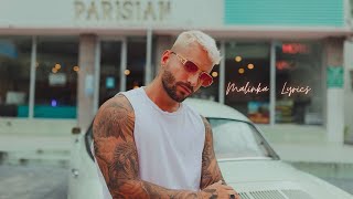 Maluma  Mala Mia 4k Lyrics [upl. by Xed]