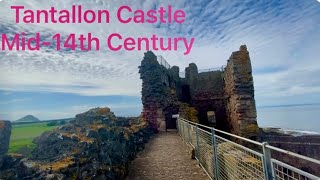 Tantallon Castle Ruined Mid14th Century [upl. by Navek456]