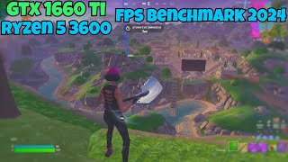 New update GTX 1660 Ti  Ryzen 5 3600  Budget Pc for best performance Fortnite benchmark [upl. by Etteve]