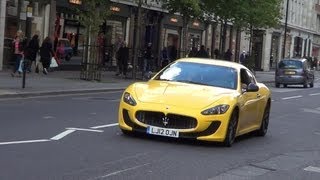 YELLOW Maserati MC Stradale  BRUTAL SOUNDS [upl. by Landes]