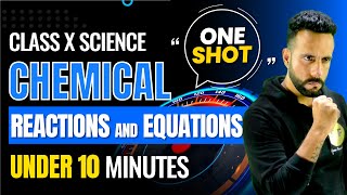 Chemical Reactions and equations Under 10 Minute One Shot  Class 10th Science CBSE By Ashu sir [upl. by Anahcra357]