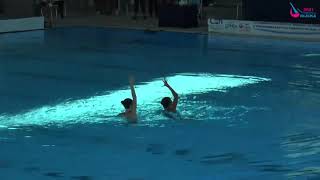 Turkey Duet Free Final European Youth Artistic Swimming Championships amp COMEN Cup Rijeka 2021 [upl. by Rtoip936]