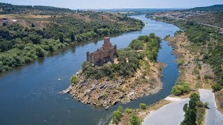 Castelo de Almourol  Vista Aérea 4K UHD [upl. by Ardine]