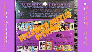 A Halloween Opening Special 2020 Universal Treasures Baseball Rack Packs Some more great Hits [upl. by Lehcir]