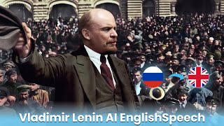 Speech by Vladimir Lenin but AI Translated （RUENG） [upl. by Barimah]