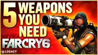 Far Cry 6  5 Amazing Weapons You Dont Want To Miss Best Guns In Far Cry 6 [upl. by Artur]