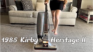 Deep Suction Vacuum Sound For Sleep With 1985 Kirby Heritage II Vacuum Cleaner  ASMR White Noise [upl. by Adnwahsar]