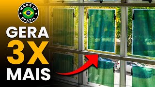 Brasil inova com PLACA SOLAR FLEXÍVEL 3x mais EFICIENTE [upl. by Yngad]