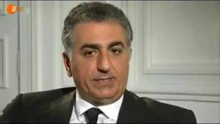 Reza Pahlavi of Iran interview with ZDF Heute Journal in German [upl. by Ellirehs295]