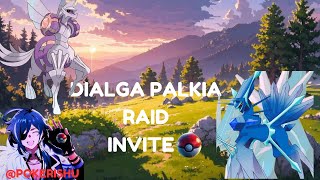 Origin Dialga And Origin Palkia Raid Invite Pokerishu [upl. by Yraht130]