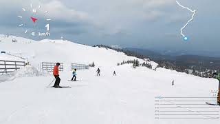 Jahorina Sarajevo BiH ski adventure red ski piste 1 then ski run 9 [upl. by Niletac468]