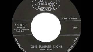 1961 HITS ARCHIVE One Summer Night  Diamonds [upl. by Rotciv]