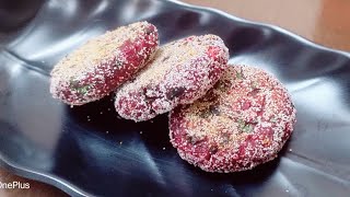 Beetroot Cutlet beetrootcutlets food cutlets healthyrecipe [upl. by Lonnie]