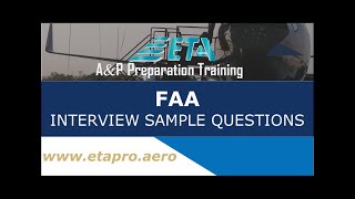 How to Interview with an FAA Inspector  Sample Questions [upl. by Ailhat]