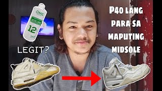 PAANO PAPUTIIN ANG MIDSOLE  OXIDIZING CREAM [upl. by Kamerman931]