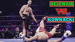 BIG UPSET HEAVY WEIGHT RISING STAR ADAM KOWNACKI GET KNOCKED DOWN [upl. by Adolf904]